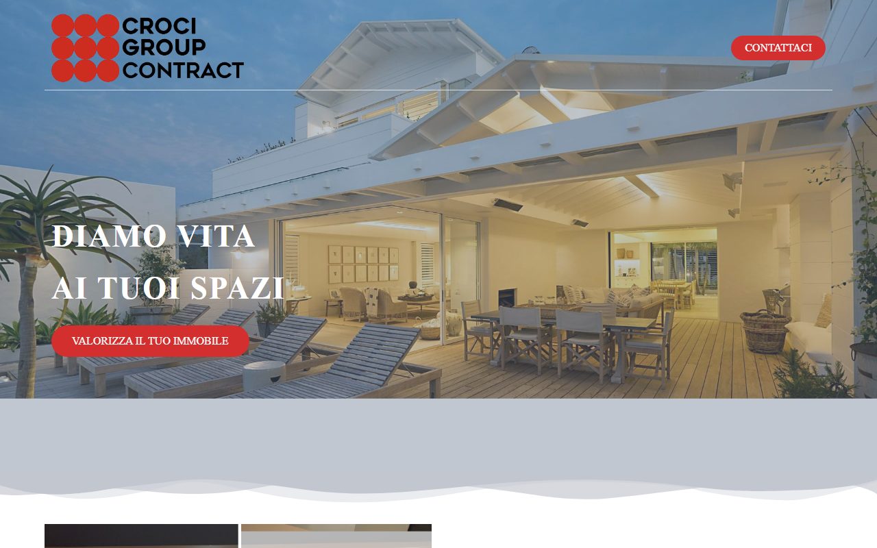 Anteprima sito Croci Contract