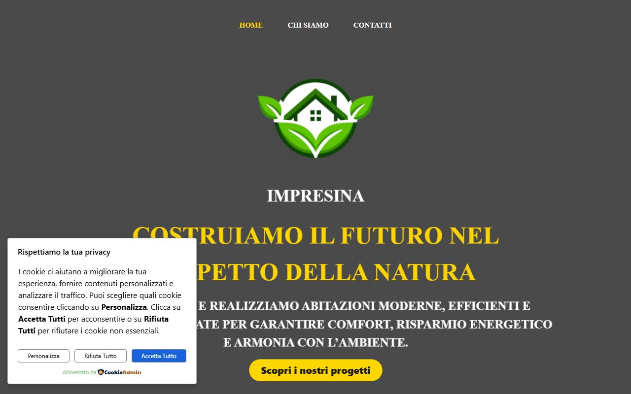 Anteprima sito Impresina