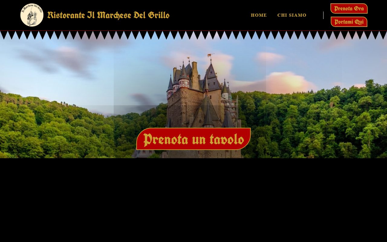Anteprima sito Ristorante Marchese del Grillo